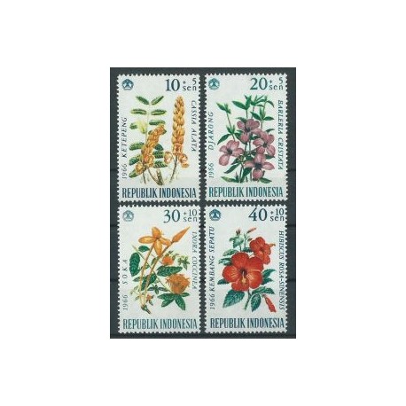 Indonezja - Nr 503 - 06 1966r - Kwiaty