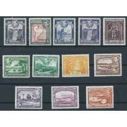 Guyana Br - Nr 176 - 87 1938r - Ryby - Krajobrazy - Kol. angielskie