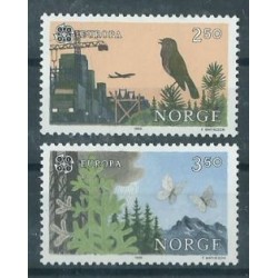 Norwegia - Nr 946 - 47 1986r - CEPT - Ptak