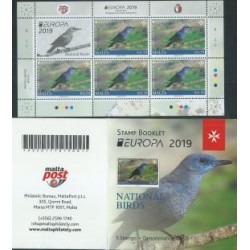 Malta - Nr H - Blatt 13 2019r - Ptaki - CEPT