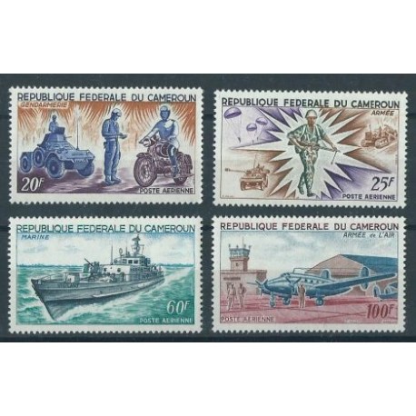 Kamerun - Nr 475 - 78 1966r - Marynistyka - Militaria