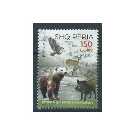 Albania - Nr 3646 2021r - Ptaki - Ssaki - CEPT