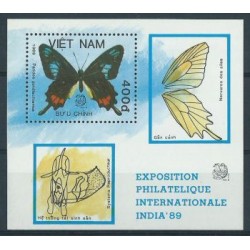 Wietnam - Bl 67 1989r - Motyle