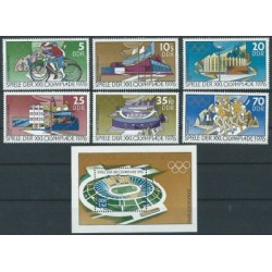 NRD - Nr 2126 - 31 Bl 46 1976r - Sport - Olimpiada