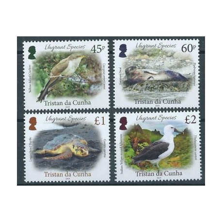 Tristan da Cunha - Nr 1330 - 33 2019r - Ptaki