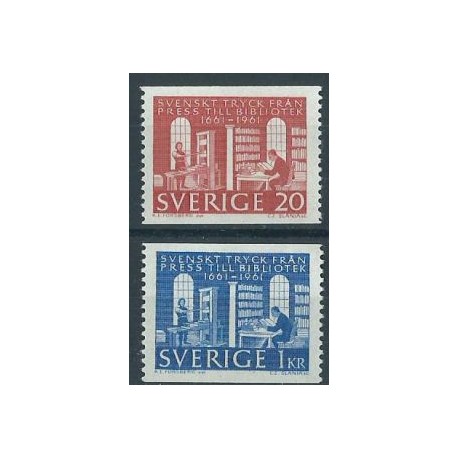 Szwecja - Nr 471 - 72 1961r - Malarstwo