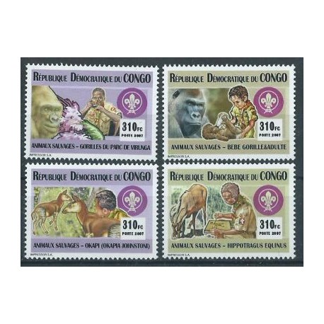 Kongo - Nr 1921 - 24 2007r - Ssaki - Scauting