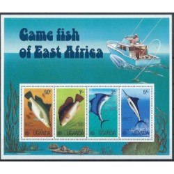 Uganda - Bl 4 1977r - Ryby