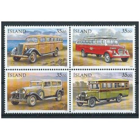 Islandia - Nr 846 - 49 1996r - Samochody