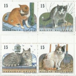 Belgia - Nr 2573 - 76 1993r - Koty