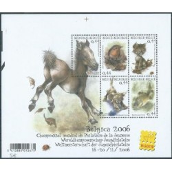 Belgia - Bl 100 2004r - Koń - Ptak - Kot