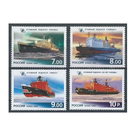 Rosja - Nr 1552 - 55 2009r - Marynistyka