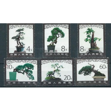 Chiny - Nr 1676 - 81 1981r - Drzewa