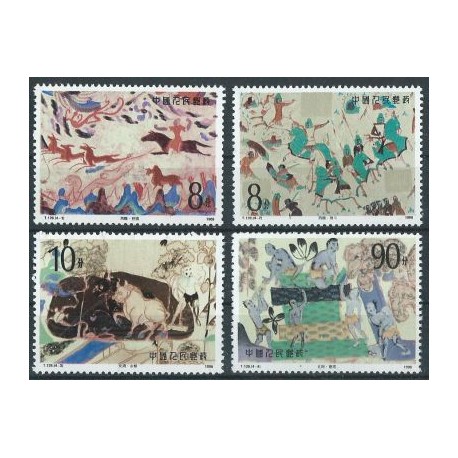 Chiny - Nr 2176 - 79 1988r - Malarstwo