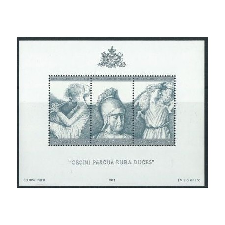 San Marino - Bl 8 1981r - Grafika
