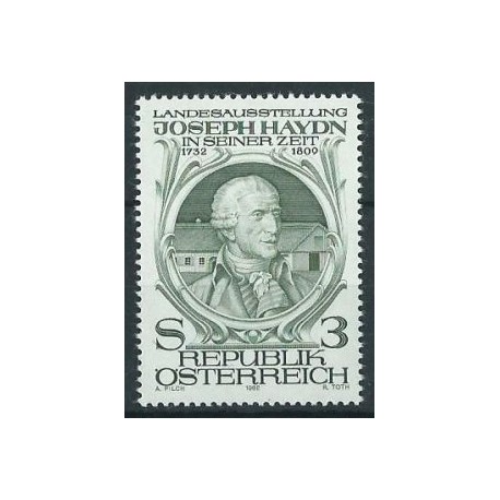 Austria - Nr 1704 1982r - Kompozytor