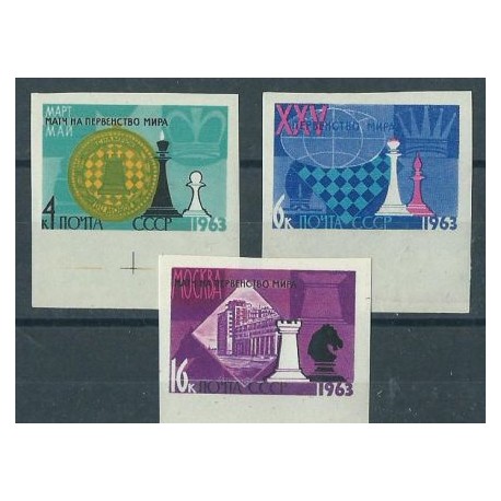 ZSRR - Nr 2763 - 65 B 1963r - Szachy