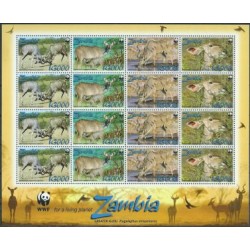 Zambia - Nr 1606 - 09 Klb 2008r - WWF - Ssaki