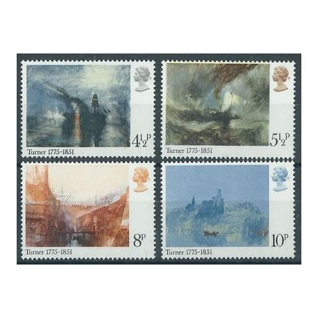 Wielka Brytania - Nr 669 - 72 1975r - Malarstwo