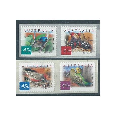 Australia - Nr 2070 - 73 2001r - Ptaki