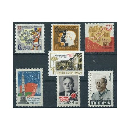 ZSRR - Nr 2921 , 2929 - 31 , 2939 - 41 1964r