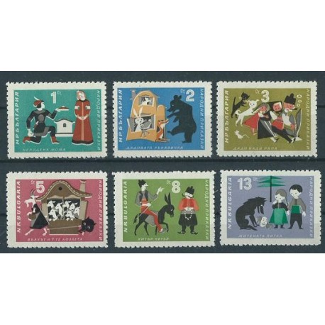 Bułgaria - Nr 1440 - 45 1964r - Bajki