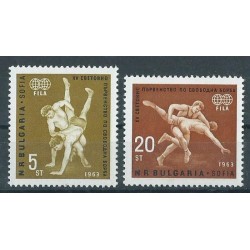 Bułgaria - Nr 1383 - 84 1963r - Sport