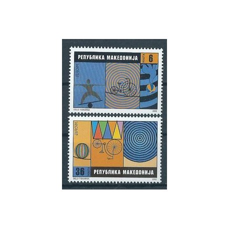Macedonia - Nr 254 - 55 2002r - CEPT - Cyrk