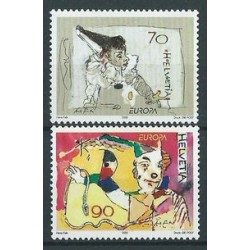 Szwajcaria - Nr 1794 - 95 2002r - CEPT - Cyrk