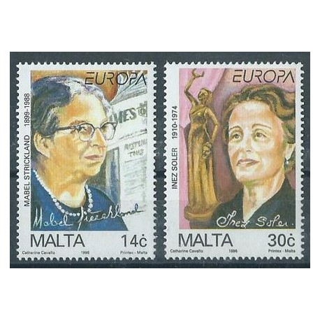 Malta - Nr 983 - 84 1996r - CEPT