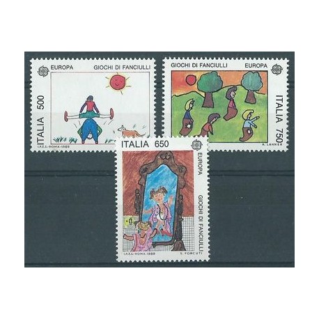 Włochy - Nr 2078 - 80 1989r - CEPT