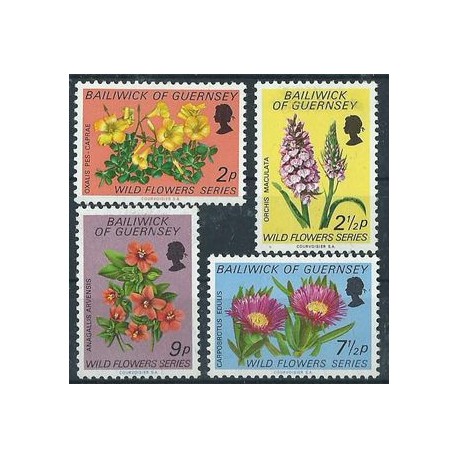 Guernsey - Nr 067 - 70 1972r - Kwiaty