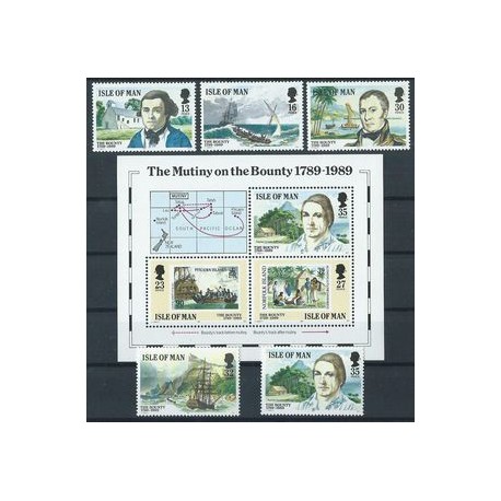 Wyspa Man - Nr 397 - 01 Bl 11  1989r - Marynistyka