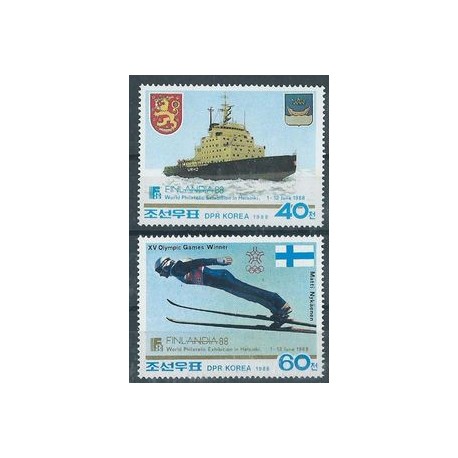 Korea N. - Nr 2912 - 13 1988r - Marynistyka - Sport