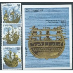 Somalia - Nr 979 - 81 Bl 97 2002r - Marynistyka