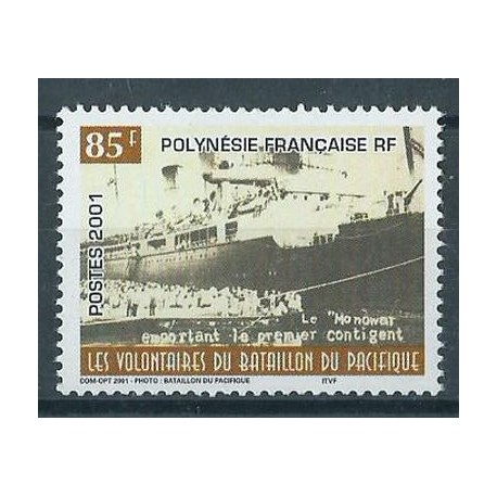 Polinezja Fr. - Nr 843 2001r - Marynistyka