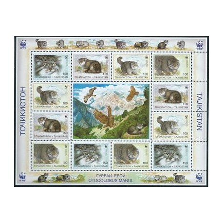 Tadżykistan - Nr 094 - 97 Klb 1996r - WWF - Ssaki