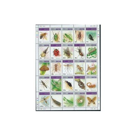 Bhutan - Nr 143 - 67 1997r - Owady