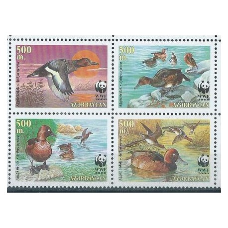 Azerbejdżan - Nr 474 - 77 2000r - WWF -  Ptaki