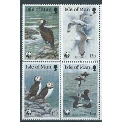 Wyspa Man - Nr 408 - 11 1989r - WWF - Ptaki