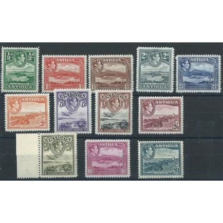 Antigua  - Nr 078 - 89 1939r - Krajobraz - Kol. angielskie