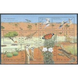 Namibia - Nr 1486 - 95 2014r - Ptaki - Ssaki - Motyle
