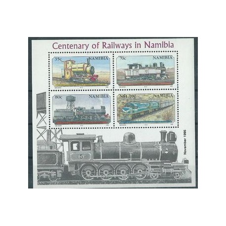 Namibia - Bl 21 I1995r - Koleje