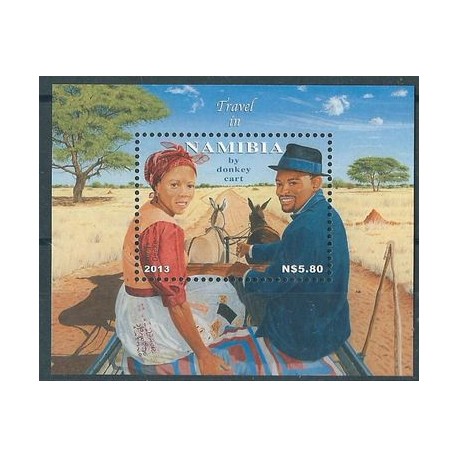 Namibia - Bl 83 2013r  - Konie