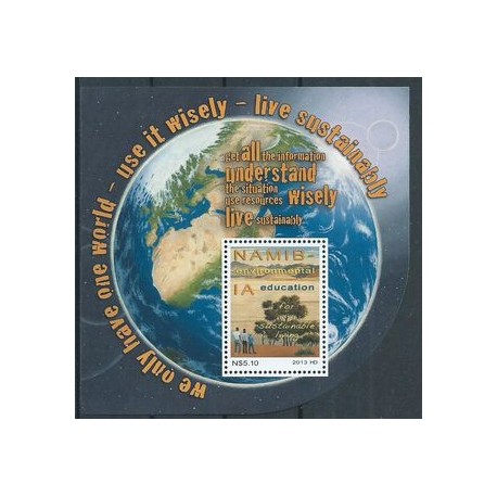 Namibia - Bl 82 2013r - Drzewa