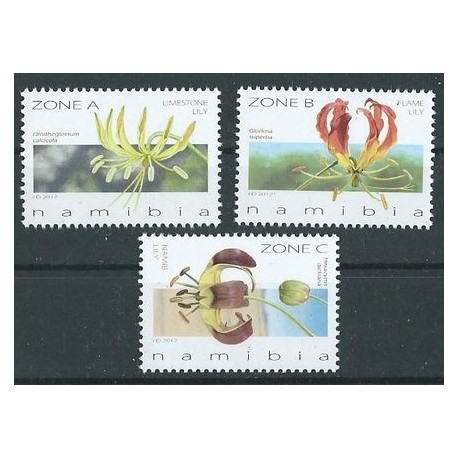 Namibia - Nr 1563 - 65 2017r - Kwiaty