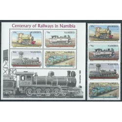 Namibia - Nr 784 - 87 Bl 21 1995r - Kolej