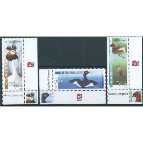Namibia - Nr 1387 - 89 2011r - Ptaki