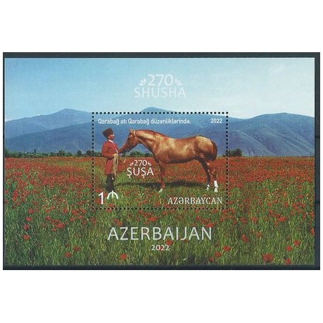 Azerbejdżan - Bl 286 2022r - Koń