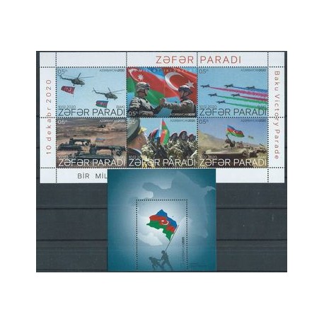 Azerbejdżan - Bl 257 - 58 2020r - Militaria